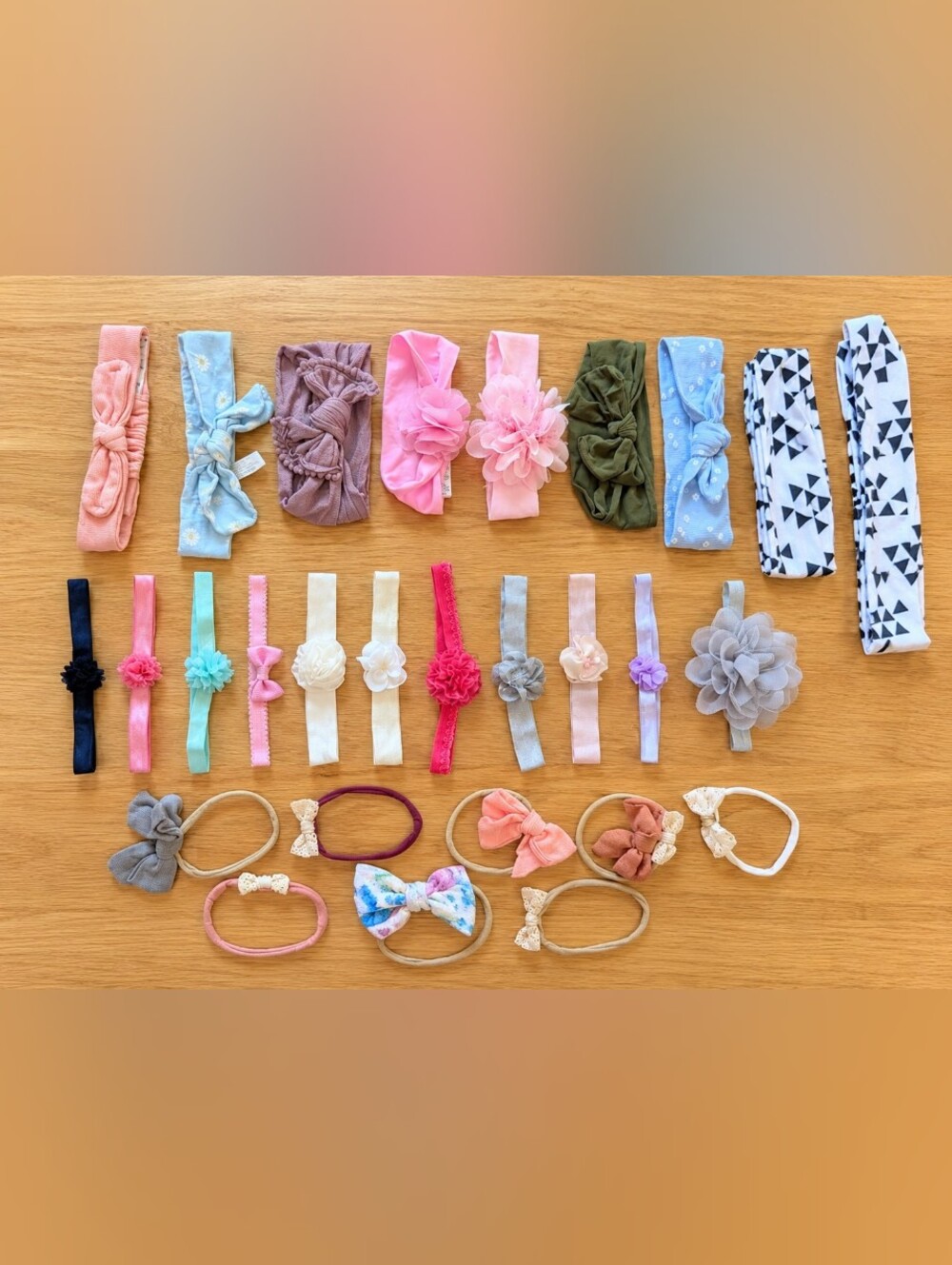 28 PC baby and toddler headbands Kids Multicolor Headband and Hair Accessory Set